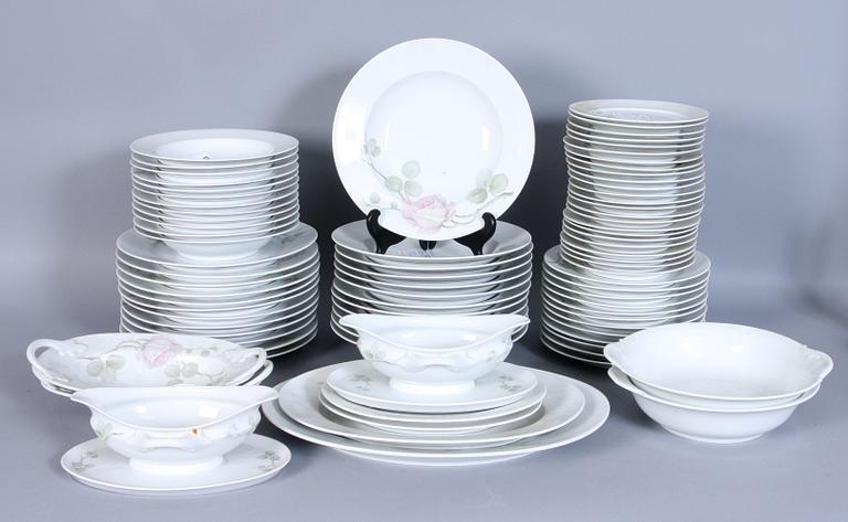 MATSERVIS, ca 80 delar, porslin, Rosenthal, 1900-talets andra hälft.