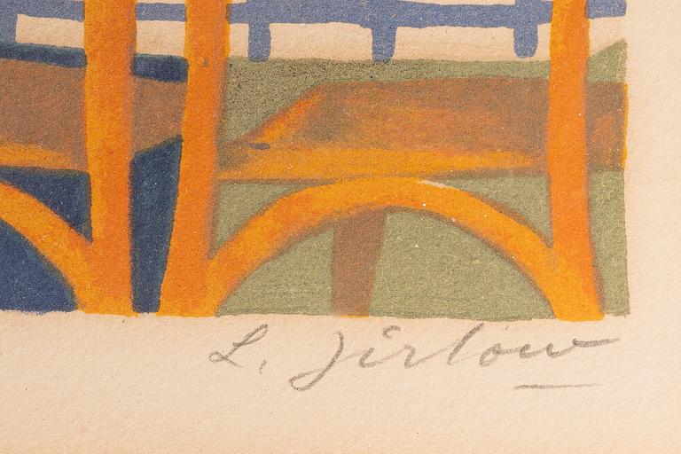 Lennart Jirlow, "Restauranginteriör".