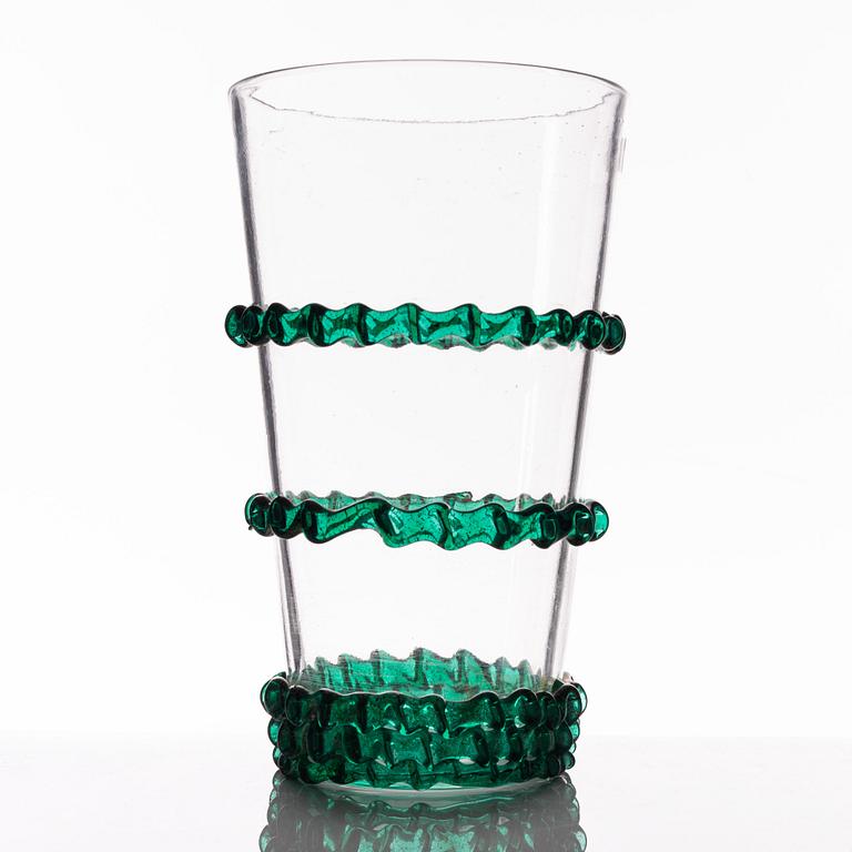 Fratelli Toso, a glass vase, Murano, Italy.