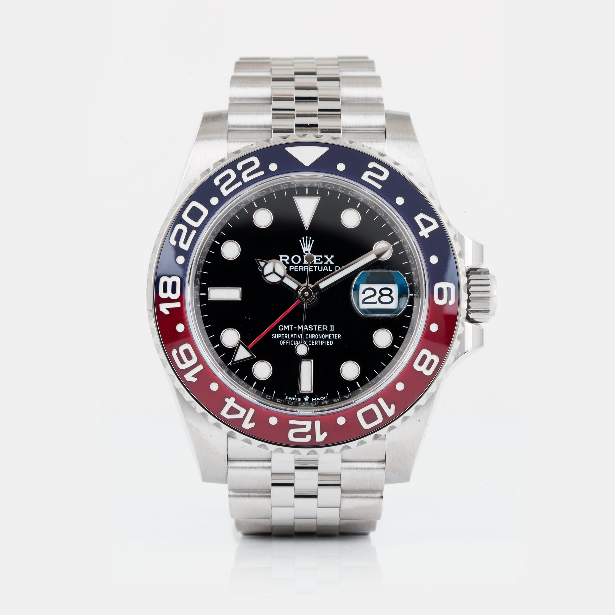 ROLEX, GMT-Master II, "Pepsi".