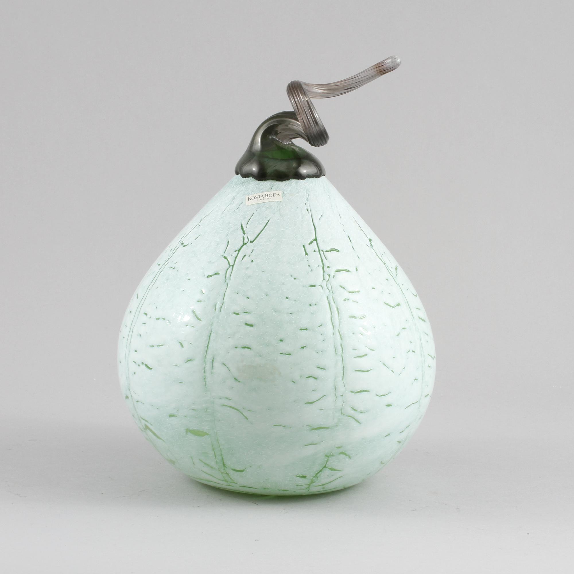 OBJEKT, glas, Gunnel Sahlin, Kosta Boda, 1900-talets andra hälft.