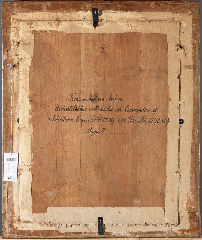 Gustaf Lundberg Tillskriven, "Friherre Axel von Axelson"(1729-1790).