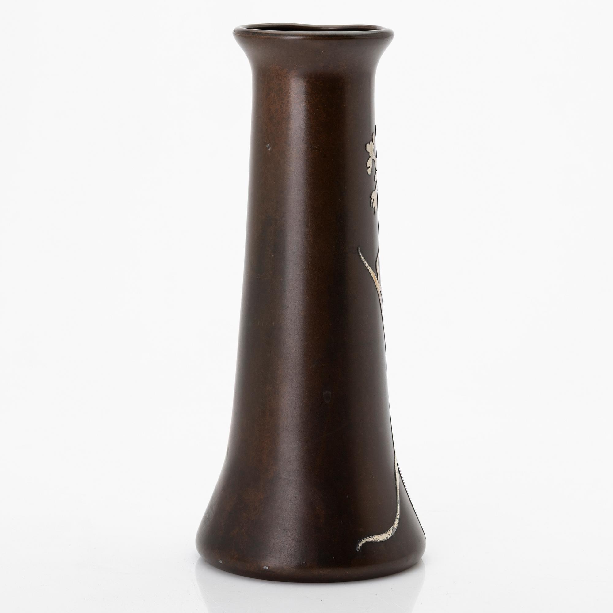 Otto Heinz, vase, Art Nouveau, Ovington's Fifth Avenue, New York.