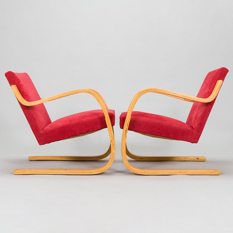 Alvar Aalto, nojatuolipari, malli 34 O.Y. Huonekalu- ja Rakennustyötehdas A.B. 1900-luvun puoliväli.