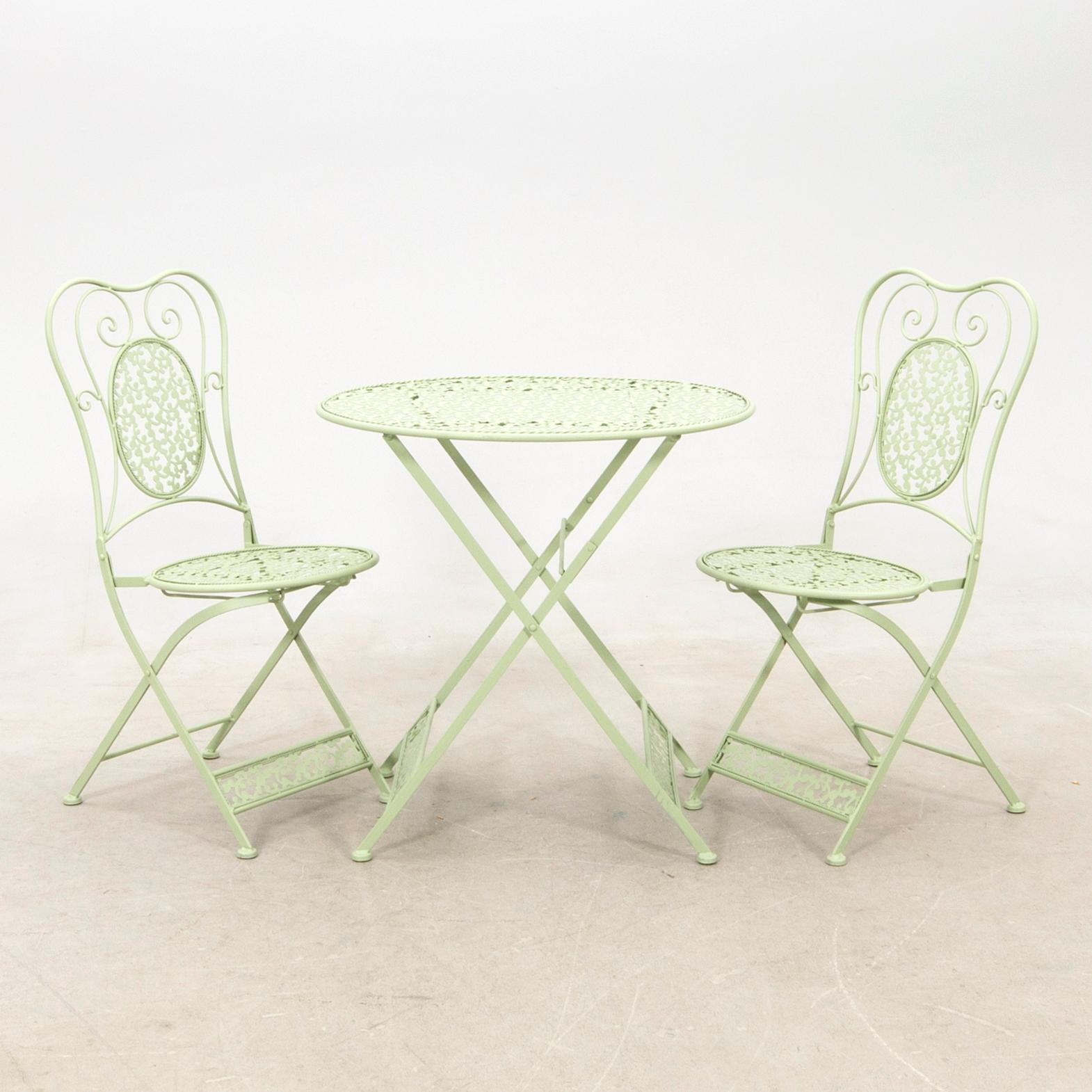 Garden set, 3 pieces, late 20th century.