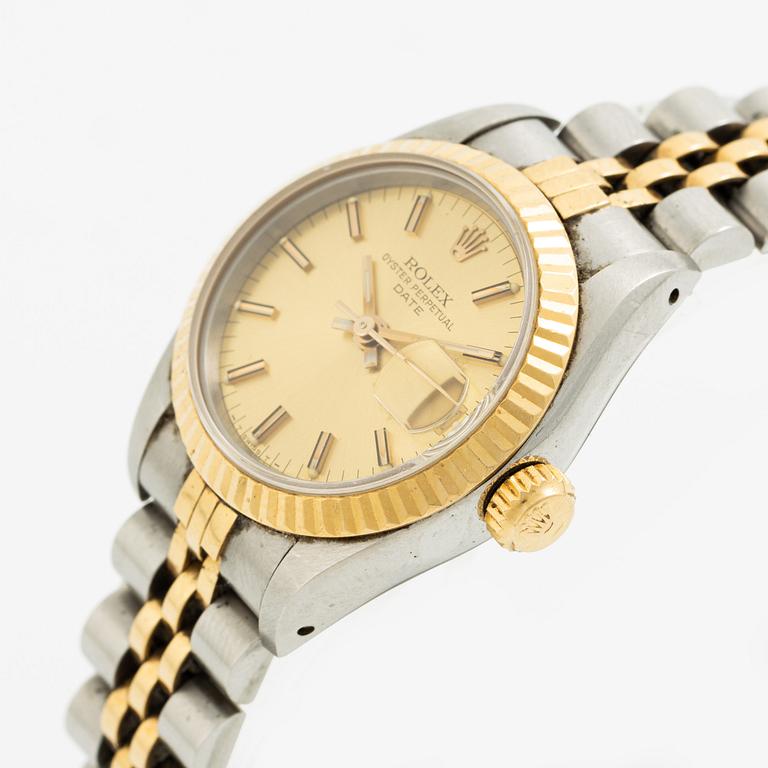 Rolex, Date, wristwatch, 26 mm.