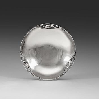 GEORG JENSEN, fat "Magnolia/Blossom", Köpenhamn 1933-44, sterling. Design nr 2A.