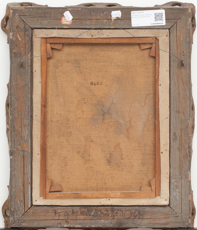 EDWARD HENRY HOLDER, olja på duk, signerad.