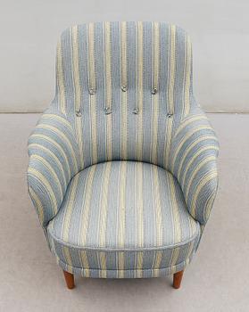 FÅTÖLJ, "Samsas", Carl Malmsten, 1900-talets andra hälft.