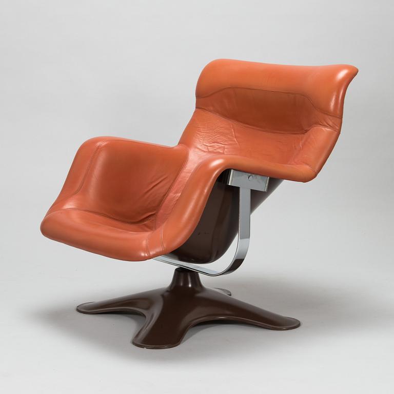 Yrjö Kukkapuro, A 1960's 'Carousel' armchair for Haimi Finland.