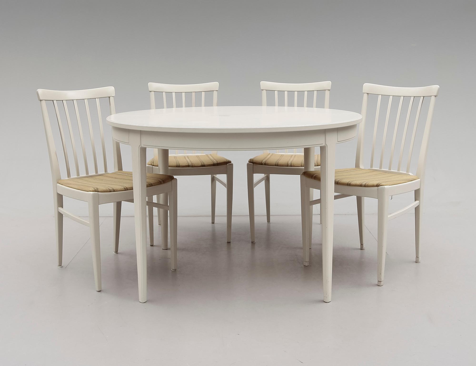 MATGRUPP, 5 delar, "Herrgården", Carl Malmsten, 1900-talets andra hälft.