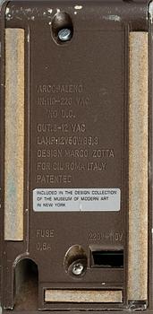 SKRIVBORDSLAMPA, 'Arcrobaleno'. Design Marco Zotta för CIL. Italien. 1980-tal.