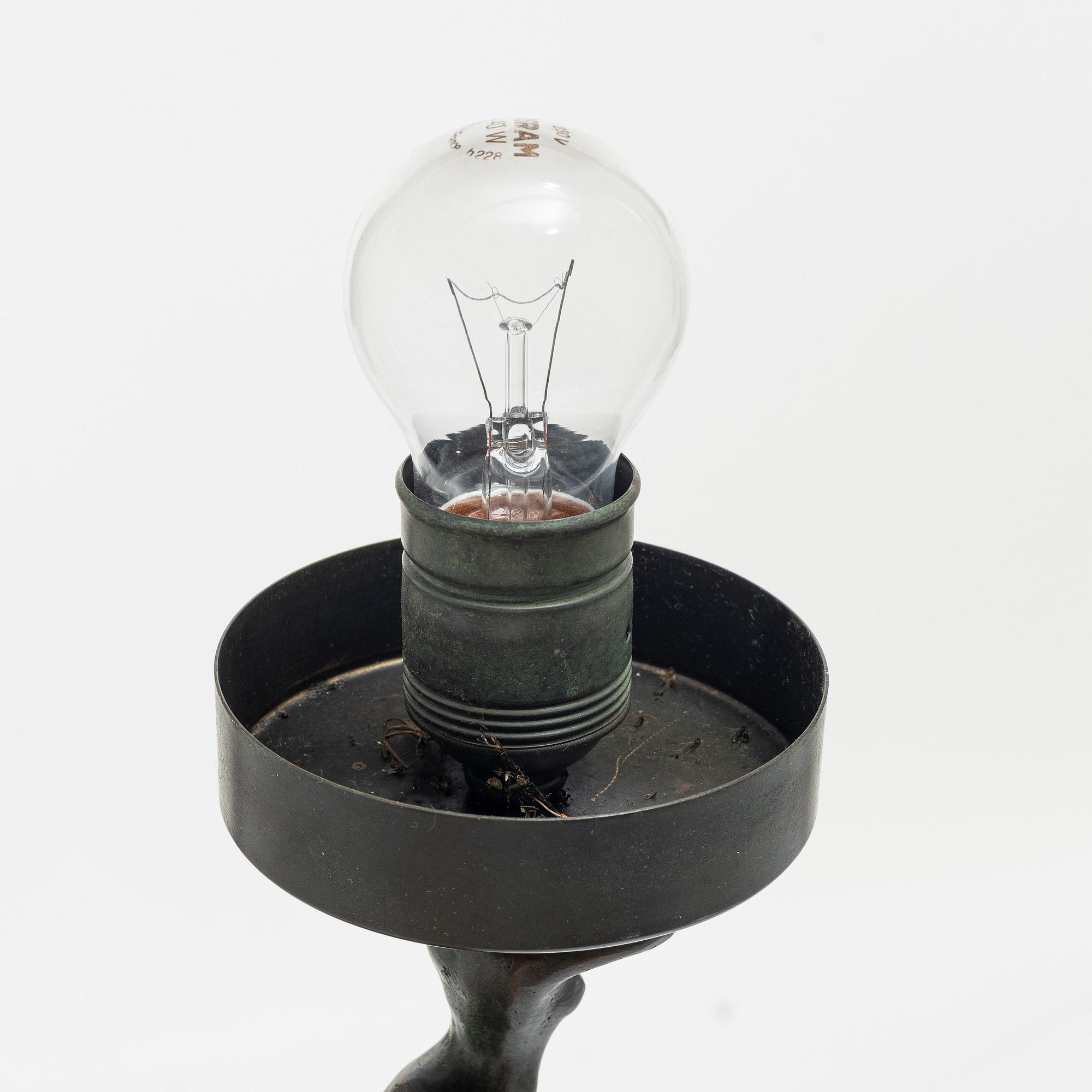 Wall lamp, first half of the 20th century.