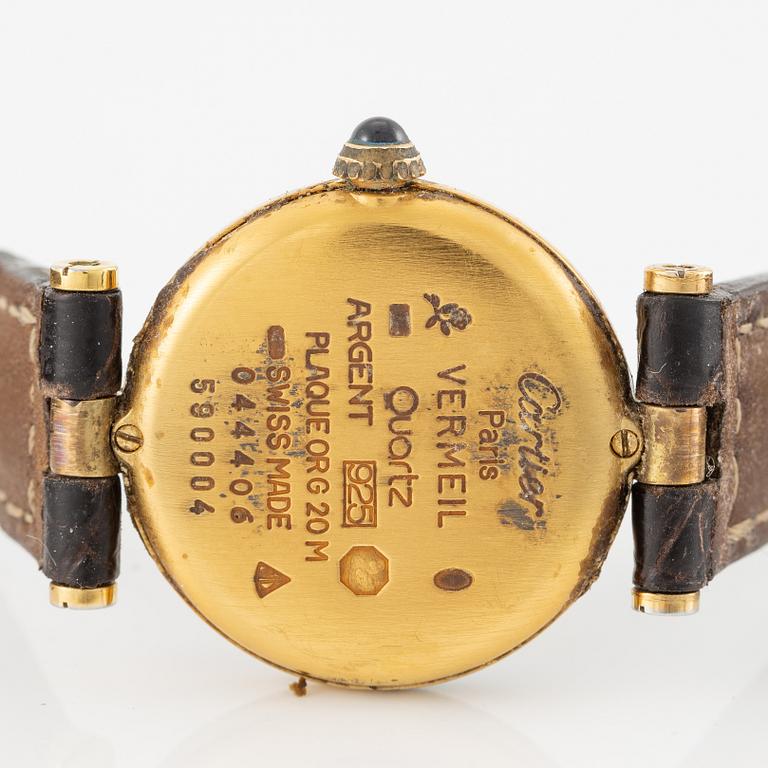 Cartier, must de CARTIER, VLC, wristwatch, 24 mm.