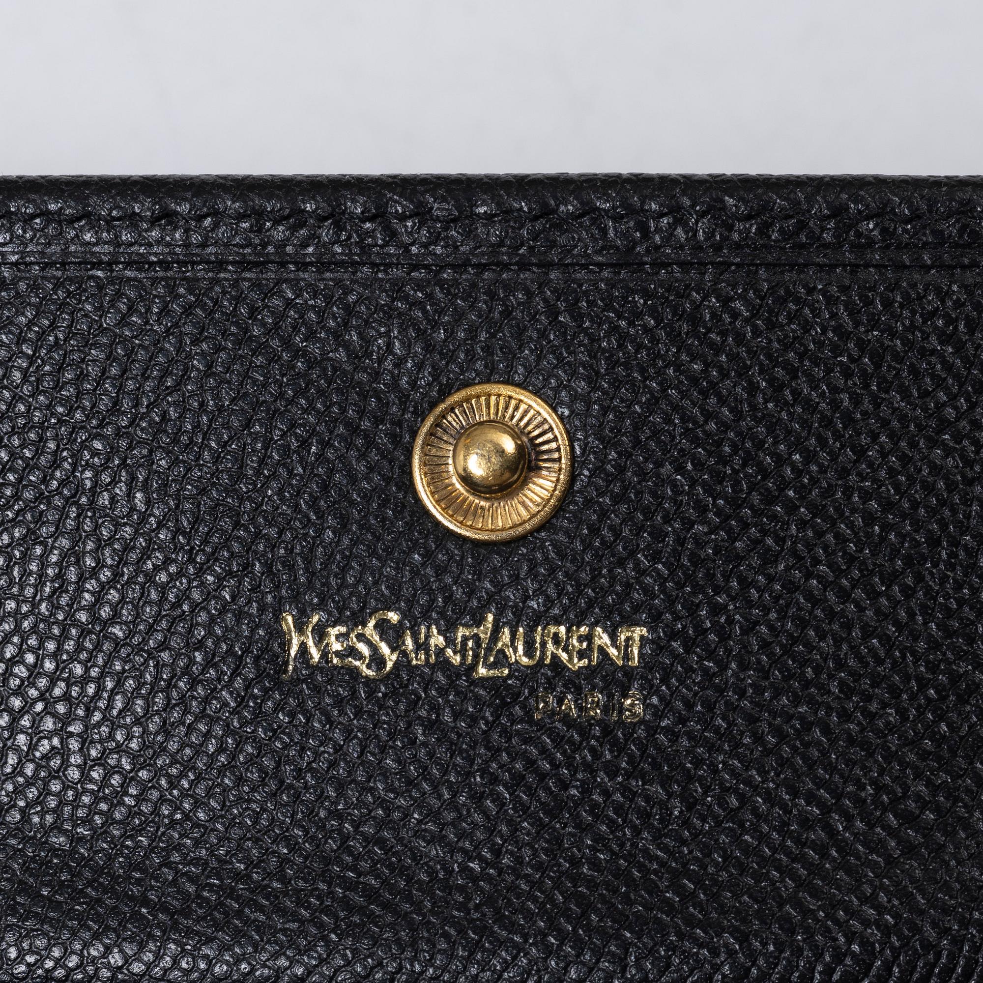 Yves Saint Laurent, wallet, "Porte Monnaire Femme", vintage.