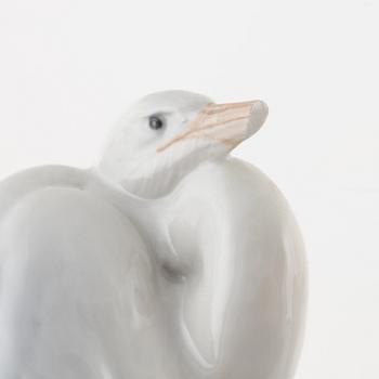 Theodor Madsen, two porcelain figurines, Royal Copenhagen, Denmark, 1923.