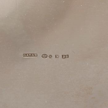 TERRIN, rokokostil, silver, hovjuvelerare G A Dahlgren AB,  Malmö 1943. Vikt 1635 gram.