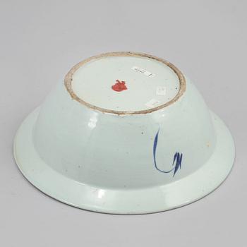 HANDFAT, porslin, Kina, 1800-tal.