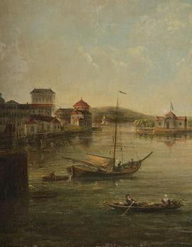 Elias Martin, "Norrström with the Bondeska Palace, Stockholm".