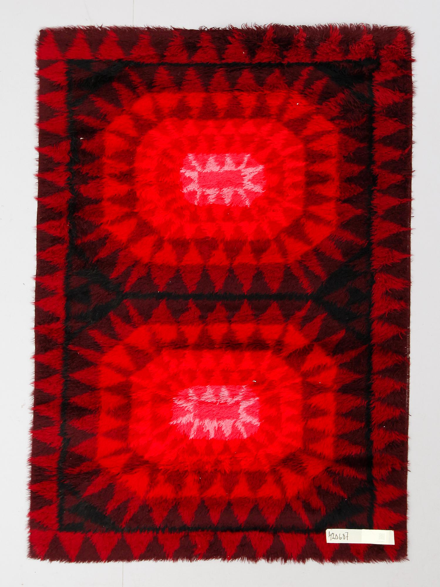 RYAMATTA, ull, 1900-talets mitt. 190 x 135 cm.