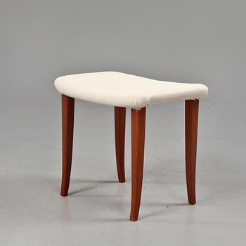 TOALETTBORD, "Birgitta" samt PALL, Carl Malmsten, Bodafors, 1962.