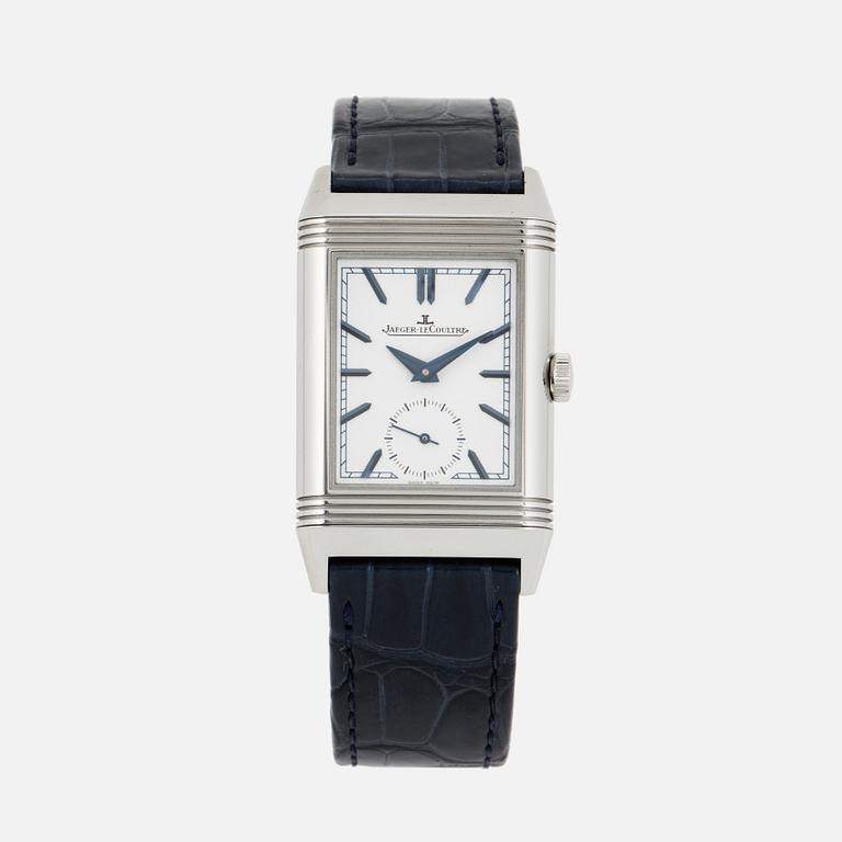 JAEGER-LeCOULTRE, Reverso Tribute Duoface, wristwatch, 25.5 x 31 (42) mm.