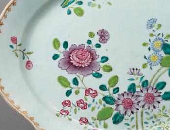 FAT, 2 st, porslin, Kina, 1700-tal.