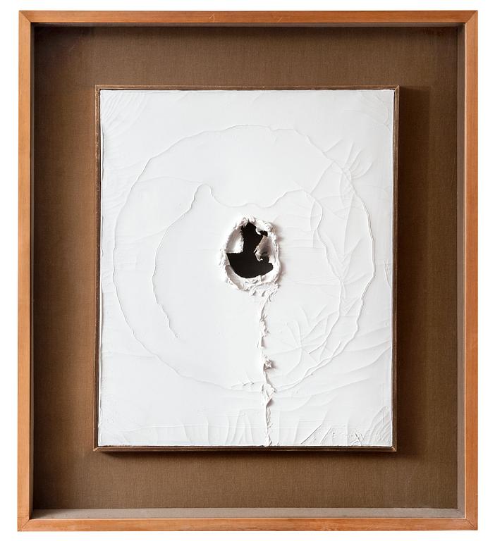 Lucio Fontana, "Concetto Spaziale".