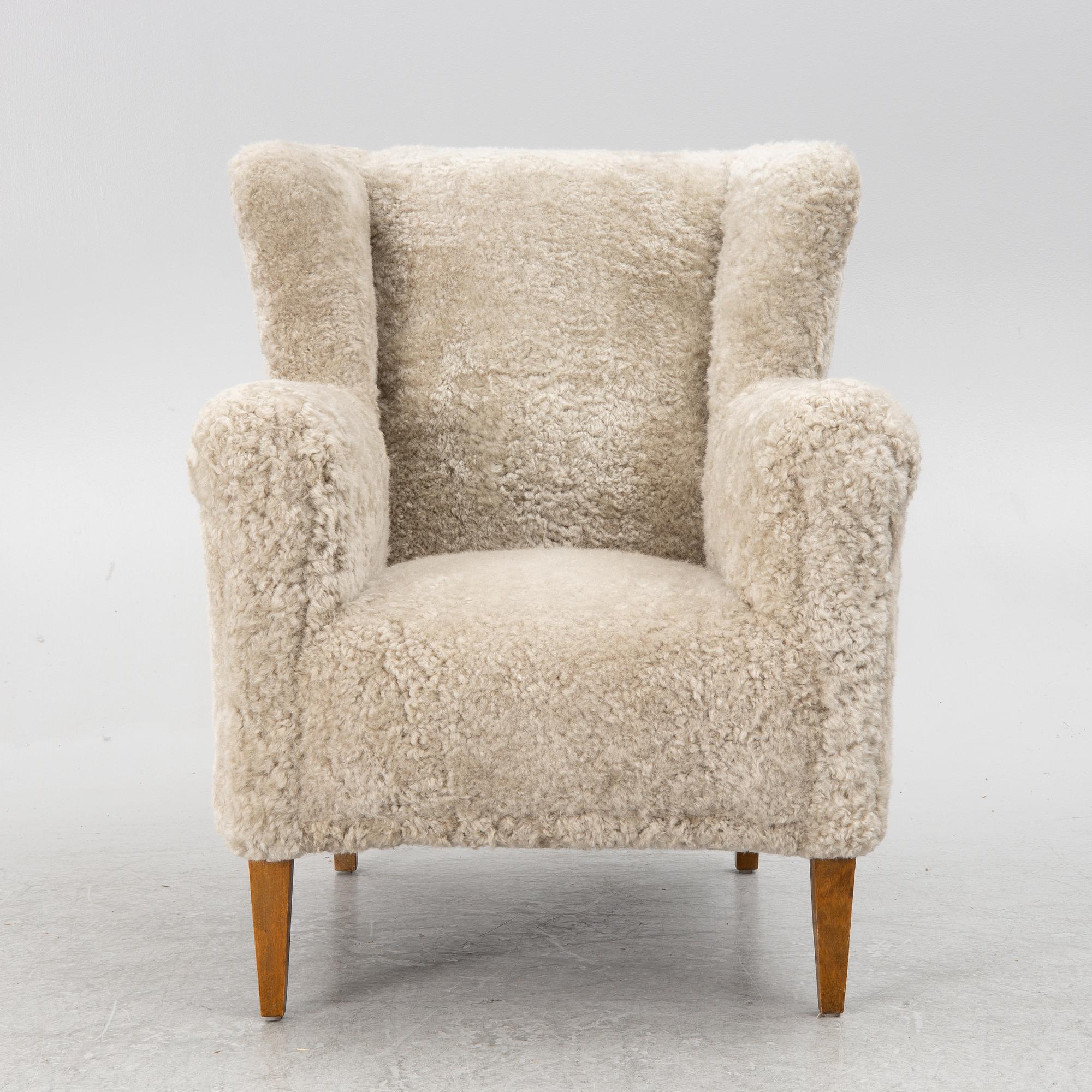 A Swedish Modern armchair, mid 20th century.
