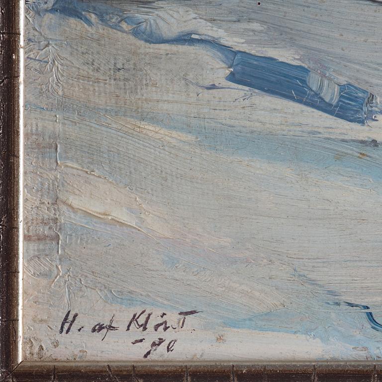 Hilma af Klint, Vintervy över Kungsträdgården.