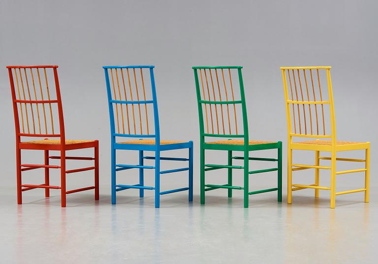 Josef Frank, stolar, 4 st, Firma Svenskt Tenn, modell 2025.