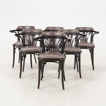 Karmstolar 6 st modellnr 24, Thonet 2000-tal.