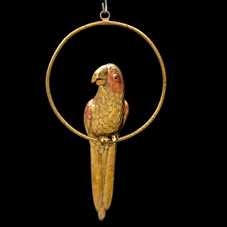 SERGIO BUSTAMANTE, sculpture, brass and copper, sicca 1970.