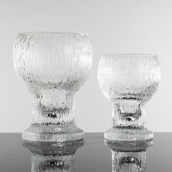 TAPIO WIRKKALA, "Ultima Thule", glass, 26 pcs. Iittala. Model designed 1968.