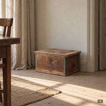 A chest, 19th century.
