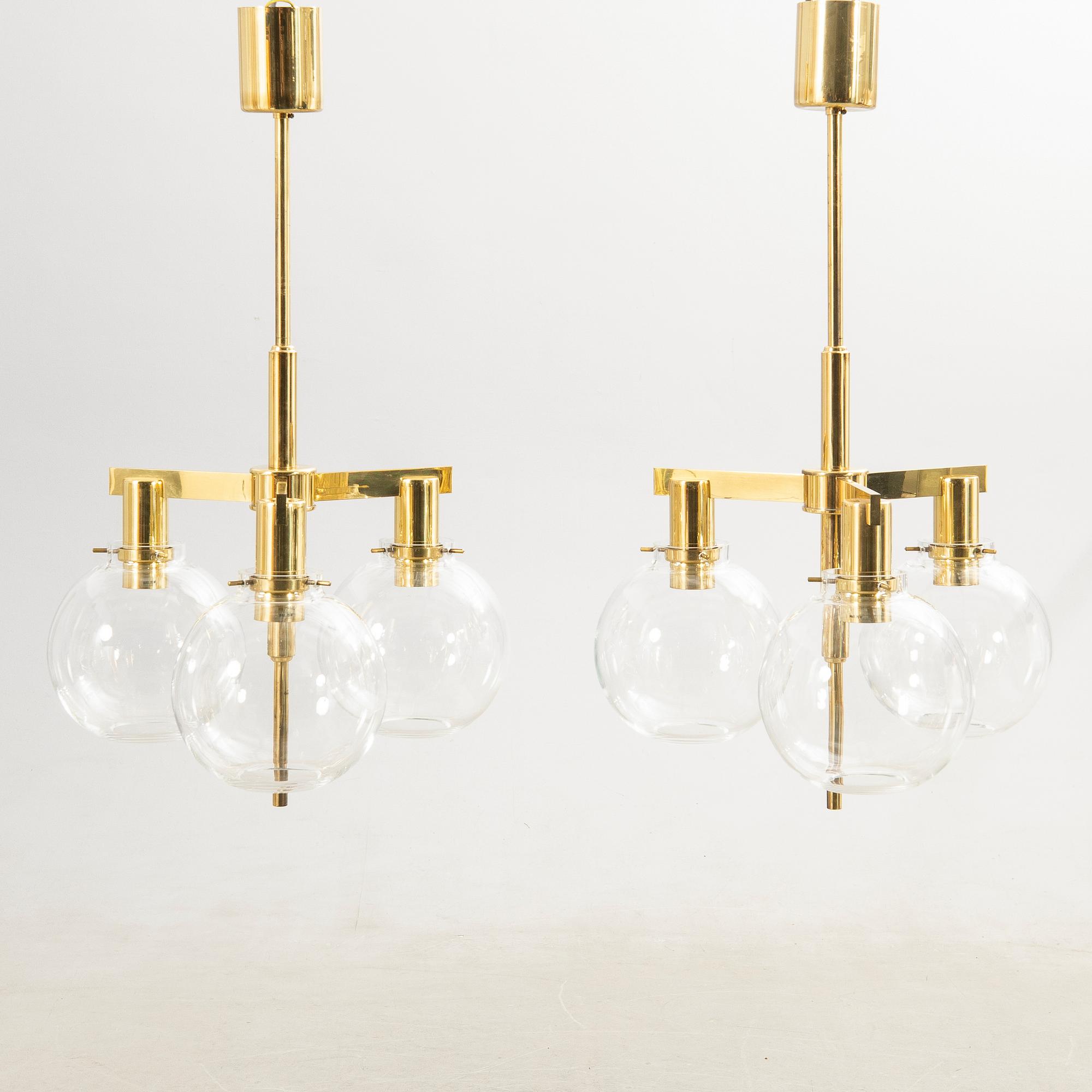 Hans-Agne Jakobsson, Ceiling lamps, 1 pair, T348/3.