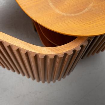 Bertil Fridhagen, a rare elm sideboard, Svenska Möbelfabrikerna, Bodafors, 1940s.