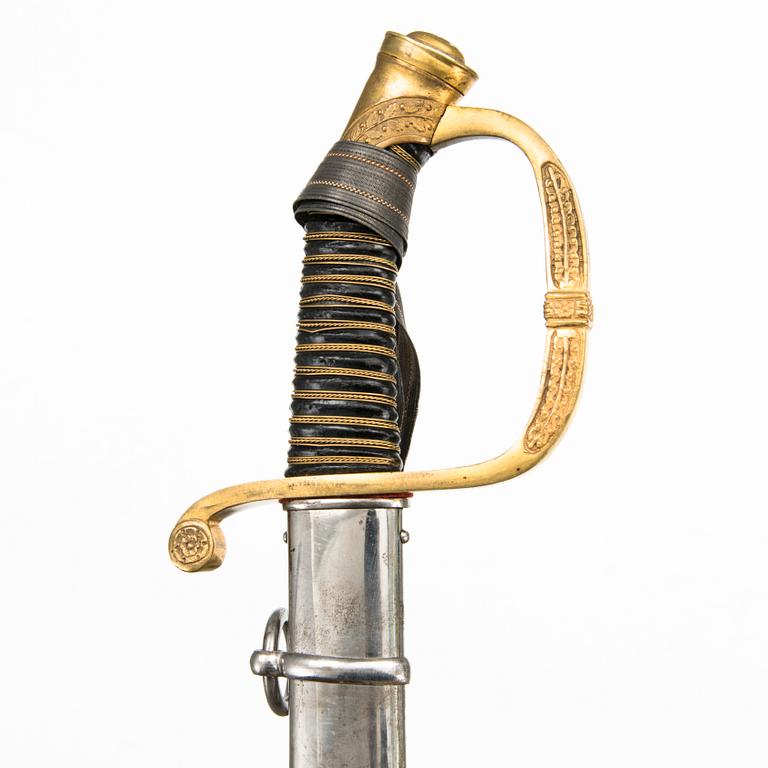 An Imperial Russian model 1841-65 officer's sabre.