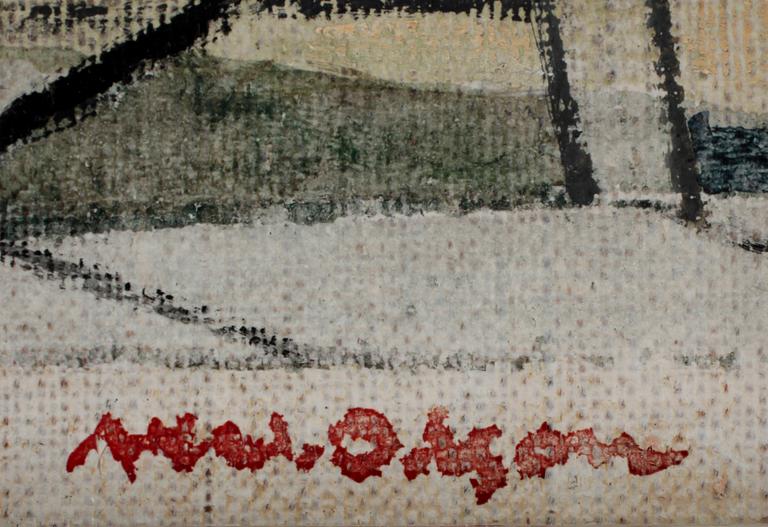 AXEL OLSON (SVERIGE), Sign Axel Olson. Oil on canvas.