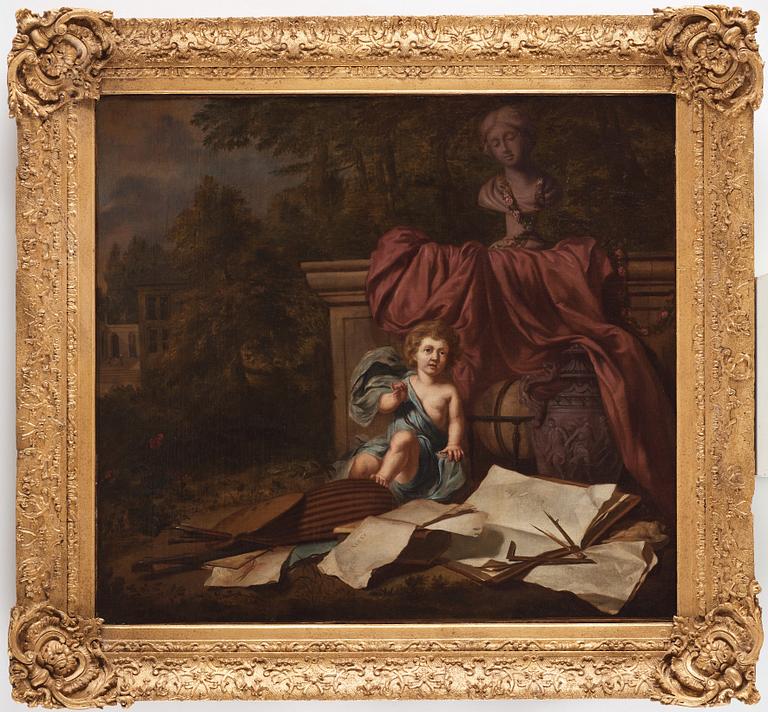 Nicolaes Maes Tillskriven, Allegori över konsterna.