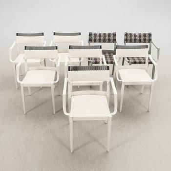 Philippe Starck, stolar, 8 st, "Play", Dedon, 2000-tal.