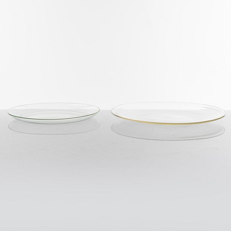 Wilhelm Wagenfeld, 159 glass service pieces, Jenaer Glaswerk, Schott & Gen, Germany.