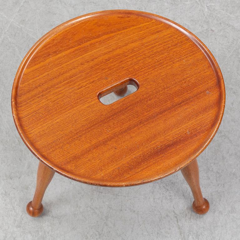 A mahogny stool, model 2156, by Josef Frank for Firma Svenskt Tenn.
