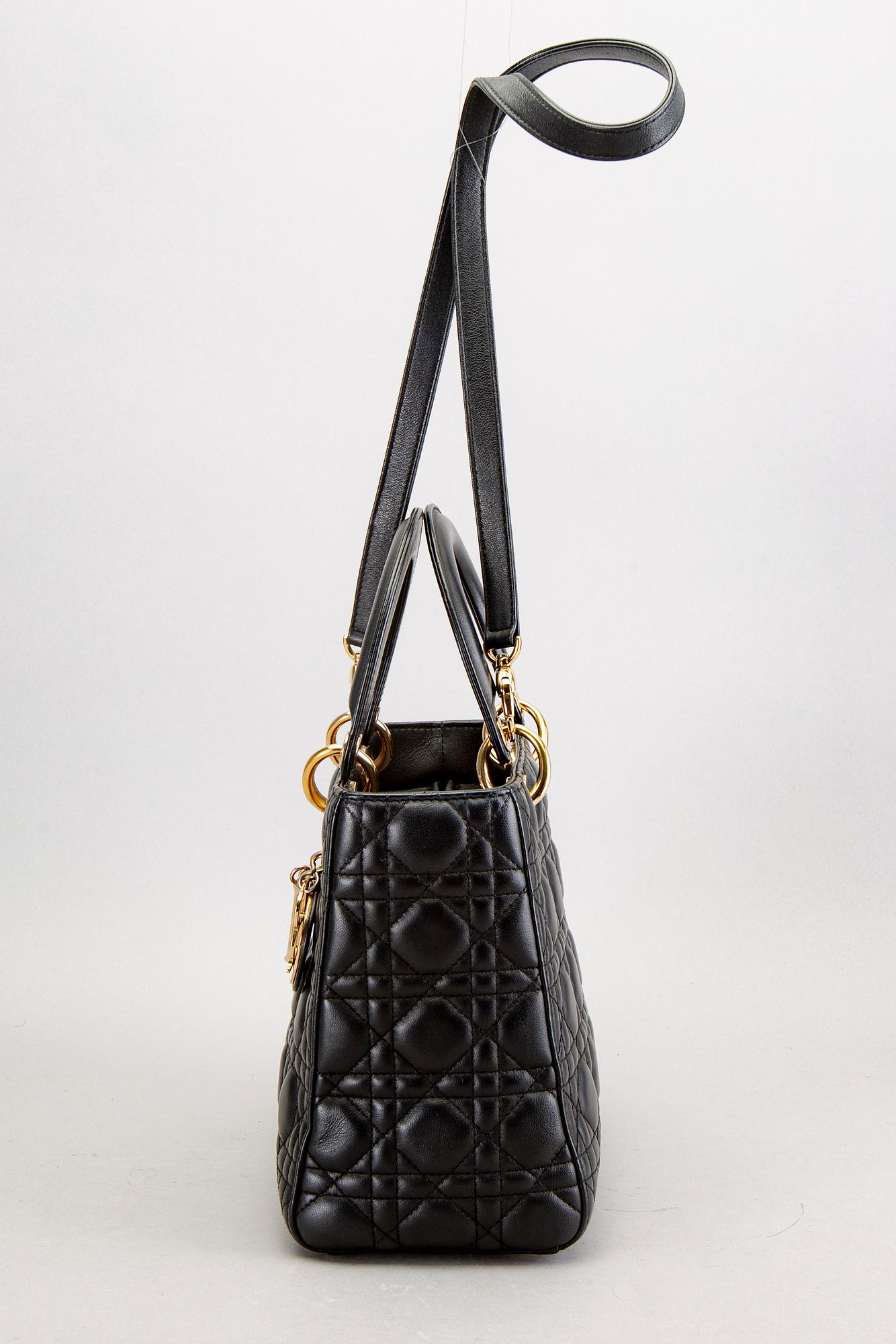 Christian Dior, "Lady Dior medium", bag.
