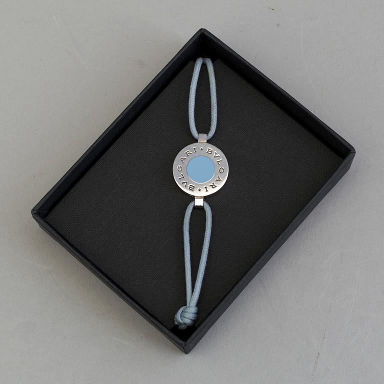 BVLGARI, a sterling silver bracelet.