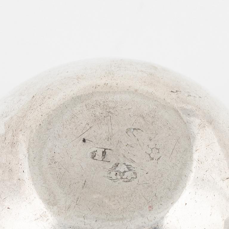 A Swedish Silver Tumbler, mark of Johan Leffler, Falun 1776.