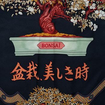Hermès, scarf, "Les Beaux Jours de Bonsai".