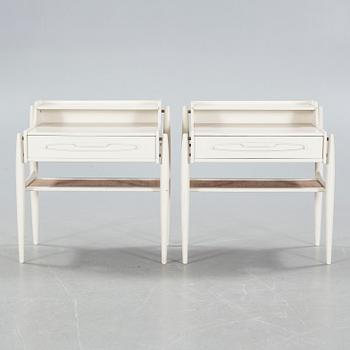 A pair of bed side tables from the 1960s.