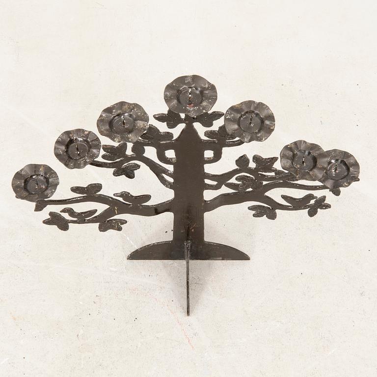 Bertil Vallien, candelabra, Boda Smide, late 20th century.