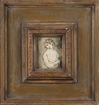 Unto Koistinen, mixed media on board, signed and dated -67.